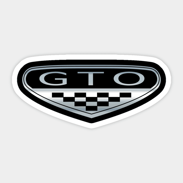 GTO Emblem - Front and Back Sticker by MarkQuitterRacing